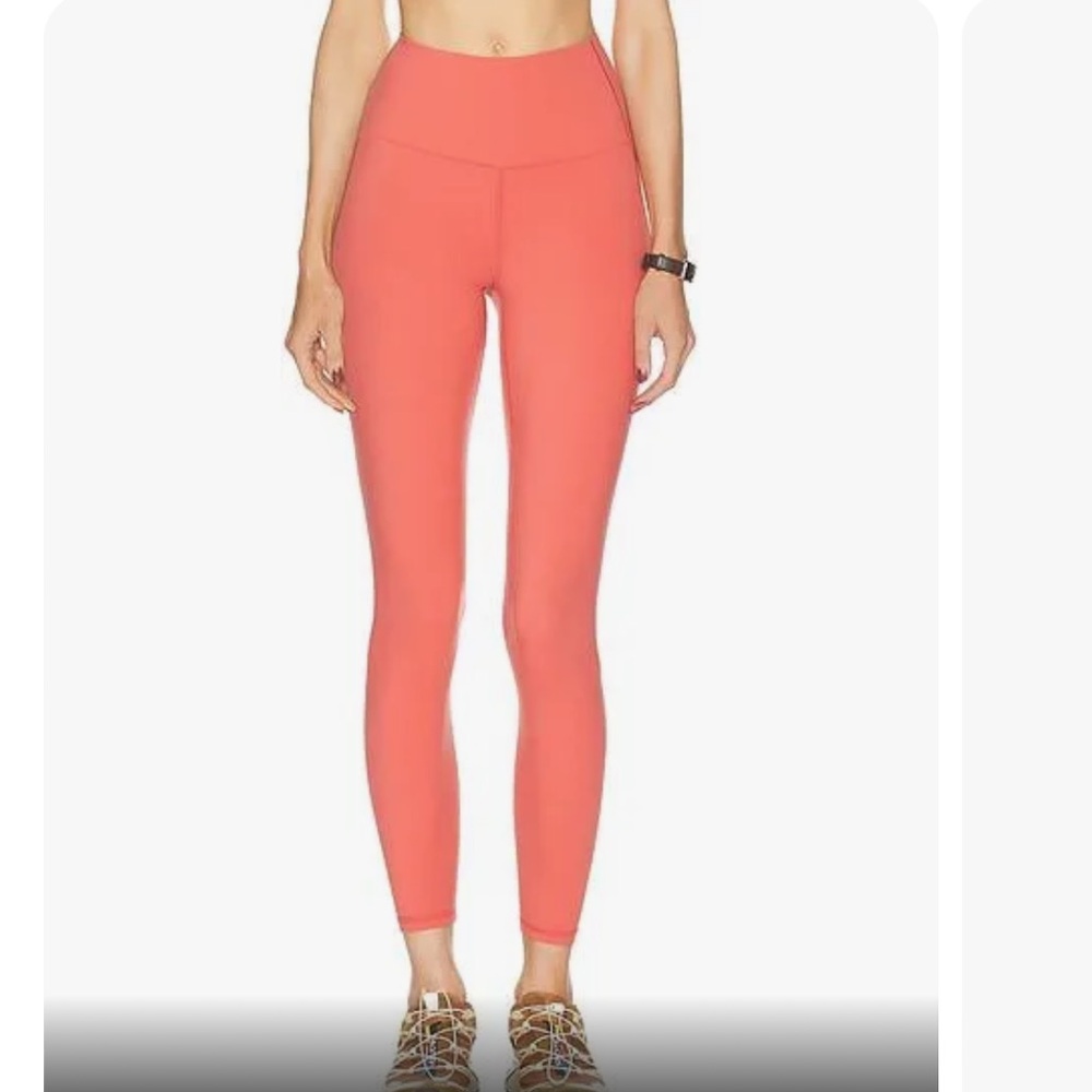 Varley high rise leggings, orange, medium